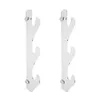 Hooks & Rails 1pair Portable Home Decor For Katana Easy Install Display Stand With Screw Universal Wall Mounted Acrylic Sword Rack2590