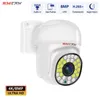 Caméra de Surveillance vidéo PTZ PoE Onvif, Vision nocturne couleur, Audio bidirectionnel, 3MP/5MP/8MP, sécurité extérieure pour NVR
