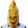 Corn Latex Scary Festival för barfest vuxen Halloween Toy Cosplay Costume Funny Spoof Mask228f