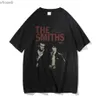 Men's T-Shirts The Smiths Vintage Print y2k T Shirt Man Pure Cotton T-shirt Mens Streetwear Men Harajuku Alternative British Rock Band Tshirt 240130