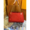 Designer M43758 Mm Red Handbag Handbags Top Handles Boston Cross Body Messenger Shoulder Bags