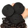 Ombre 1B/4/27 brasiliansk djupvåg Human Remy Virgin Hair Weaves 100g/bundle dubbel wefts 3bunds/mycket fulla och mjuka
