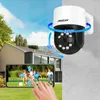 IP Camera Face Detection Audio POE Outdoor H.265 Onvif CCTV RTSP Color Night Vision AI Street Security Xmeye