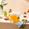 Water Bottles Fridge Beverage Dispenser Kettle With Faucet Refrigerator Lemonade Drinks Bucket Liquid Storage Tank Organizer