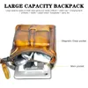 Bel çantaları en kaliteli deri seyahat retro retro fanny kemer paketi askı çantası tasarımı telefon sigara kasa çantası erkekler için erkek 8711-yb