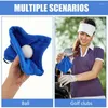 Accessori per l'allenamento del golf Asciugamano per pulizia palline quadrate con moschettone Carrello per pulire la pulizia della testa della mazza in microfibra assorbimento d'acqua