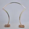 2PCS Wedding Arch Gold Tacdrop ​​Stand Metal Ramka do dekoracji ślubnej 38 -calowa wysokość kwiat