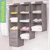 Storage Boxes Item Hanger Organizer Inner Rack Multi-layer Clothes Closet Washable Foldable Shelf Wardrobe