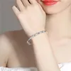 Armreif Frauen Perlen Armband Transfer Glücksmanschette verstellbar für Schmuck Freundschaftsgeschenk