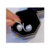 22092410 Women's pearl Jewelry lockets akoya 8-9mm 7-8mm freshwater rhinestone zirconia geometic curve pendent 18k yellow w192x