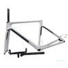 Black Grey T1000 UD V4RS Disc Carbon Road Bike Frames Disk Bicycle Frames Styret Strans av DPD UPS för