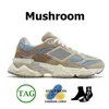 Designer Athletic 9060 Running Shoes Creme Black Grey Day Glow Quartz Blossom de cerejeira multicoloria para homens New Balaces BB9060 Creme de marfim preto Castlerock