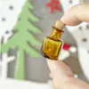 DIY mini szklane butelki z korkami małe prostokąta słoiki urocze wisiorki fiolki prezenty mieszane 7 kolorów jbqla