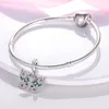 Pietre preziose sciolte Rosa 925 Argento originale Farfalla Fiore Gatto Ragazza Ballerina Scarpa Fascino Perline Misura Bracciale Collana Ciondolo Gioielli fai da te