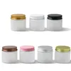 24 X Travell 60g Frost Make Up Cream Jar med metalllock 60cc 2oz kosmetiska husdjursbehållare för användning BJGIU