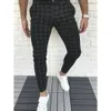 Herrlast Pantalones bant Slim Fit raka benbyxor Fashion Casual Sweatpants Streetwear Male Pencil Trouser For Business 240123