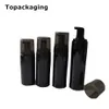 100 ml 120m 150 ml 200 ml plastfyllningsbar reseskummer Pump Bottle Body Wash Black Soap Foaming Pumpar PET DIY Liquid Dish