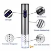 Electric Wine Opener Aluminum Alloy Red Wine Corkscrew Automatic Bottle Opener With Foil Cutter Wine Accessories Promotion193I