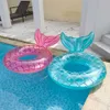 Autres piscines SpasHG Anneau de natation gonflable Sirène Piscine Flottant Jouets de fête de plage pour enfants adultes Bébé Tube de jeu d'eau Jouets de matelas de natation YQ240129