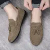 Men Loafers Breathable Sneakers Casual shoes Mens flats Driving Soft Moccasins Boat Shoes s