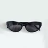 Occhiali da sole neri/grigi Cat Eye M115 Donna Shades Sonnenbrille Shades Sunnies Gafas de sol UV400 Eyewear con scatola