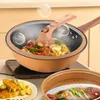 Pannor stek stekpanna köksredskap snabb uppvärmning av matlagning induktion wok med ångjärn järn