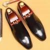 Mocassins masculinos de alta qualidade couro genuíno elegante festa de casamento sapatos casuais marrom preto deslizamento calçados masculinos