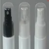 300 stks/partij HUISDIER Kleine VERSTUIVERS 30 ml Parfum Spray Witte Plastic Flessen met Volledige Cover Voor Cosmetische Packaginggoods Kxtee