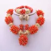 Cloisonne 4ujewelry Collier Africain Ensemble Nature Corail Nigérian Perles De Mariage Perles Africaines Ensemble De Bijoux Collier Ras Du Cou Ensemble Boules 2023