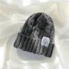 Berets Beanies Hats Women'S Winter Hat 2024 For Women Knit Cap Fashion Warm Wool Couple Bonnet Woman Twist Female