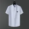 Mens Casual Shirts Designer business shirts Tees Polos pullover High End Short Sleeves T-Shirts Letter Fashion women mens tops Luxurys Spring summer Clothing22