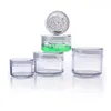 20pcs Plastic Cream Jar Cosmetic Pots Container Refillable Clear Daily Use Eyeshadow Storage Box for Glitters 3g 5g 10g 15g 20g Oegkw