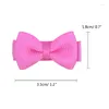 Hårtillbehör 67JC 20st Girls Clip Set Bowknot Tyg hårnålar Frisyr Prinsessa Sweet Summer Barrettes Toddler Gift