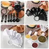 Outils de mesure 10pcs / tasse de tasses à cuillères à tasses liquides ensembles gadgets de cuisine PP pour cuisiner la cuisson