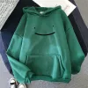 Felpe con cappuccio da tuta firmate Smile Face Primavera e autunno 2024 Abbigliamento quotidiano unisex Pullover con cappuccio molto dolce e carino Harajuku oversize 173