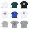 21SS 유럽 프랑스 심사는 소셜 미디어 반사회 자수 Tshirt Mens Mens T 셔츠 여성 의류 캐주얼면 티 ZTO