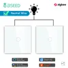 Smart Home Control Bseed Zigbee Switch Light 1Gang 2way dla schodów Praca z Tuya Alexa App Neutral Wire 2pack