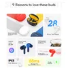 GLOBA VERSION REALME BUDS T100 EARPHONES AL ENC Call Noise Reduction Smart Touch Headphone 28h Music Playback IPX5 Waterproof