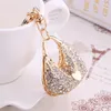 Portachiavi Moda creativa Strass Bolsos Portachiavi Borsa Portachiavi Auto Portachiavi Titolare Fascino Lega Portachiavi Borsa da donna Gioielli Regalo R143