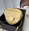 2024 Designer Bag 6 Colors Diamond Lattice Gold Metal Hardware Chain Multi Pochettes 19x17cm Lovely Cross Body Shoulder Handbag