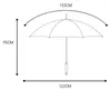 Paraguas de gran tamaño paraguas de lujo al aire libre sombrilla portátil largo no mojado a prueba de viento fuerte Sombrilla automática