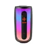 ポータブルスピーカーパルス6高品質のワイヤレスBluetooth防水スピーカーフルカラースクリーンLEDライトベース音楽ワイヤレスマイクカラオケスピーカー