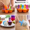 Narzędzia do lodów 1pcs lody pops silikonowy pleśń DIY Ice Cream Ball Maker Popsicles Forms Cake Food Supplement Narzędzia owoce shake Akcesoria YQ240130