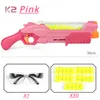 K2 Soft Bullets Dart Foam Blaster Manual High Capacity TPE Ball Launcher Colorful Continuous Firing Toy Gun Outdoor CS Game Prop Birthday Presents