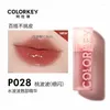 Brillant à lèvres Colorkey Mirror Glaze Longue durée Tasse antiadhésive Hydratant Brillant Liquide Rouge À Lèvres Naturel Couleur Nude Maquillage Maquillaje