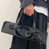 Totes Japan-Stil Lange Streifentaschen für Frauen Luxus-Designer-Andbag und Geldbörsen 2023 Neu in Lackleder Schleife Medium Unterarm Soulderqwertyui45