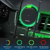 Держатели для сотовых телефонов Essager RGB Магнитный автомобильный держатель для телефона Qi 15 Вт Беспроводное зарядное устройство Автомобиль для iPhone 14 13 Pro Max Samsung Универсальный держатель для телефона Подставка YQ240130