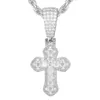 Ciondolo croce Moissanite Croce Hip Hop Collana in argento sterling 925 Gioielli di moda per uomini e donne