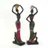 Craft Home Decoration Accessories Resin Statue Ornaments African Woman Staue Creative Sculpture T200703263E