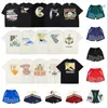 Designer Mens T-shirts Rhude Short Sleeve Shirts Cotton Tee Casual Shorts Snabbtorkning av andn Mesh kort S-XL PJGO